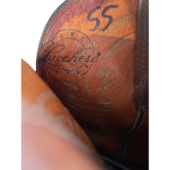 Lucchese Men\'s Crayton Mad Dog Goat Western Boots Size:7.5 B main image 9